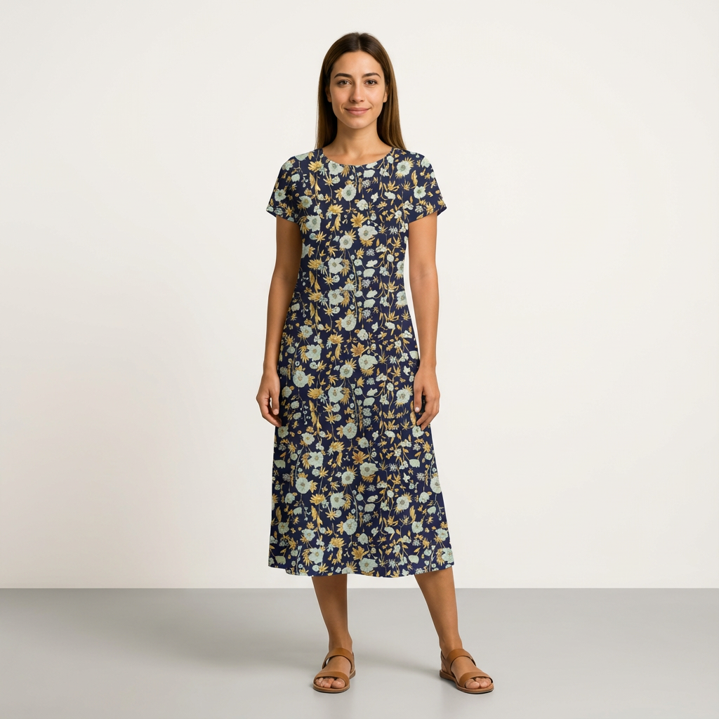 Cotton Printed Lawn, 70gsm, Hokkoh, Japan 110cms 7025-610-2E