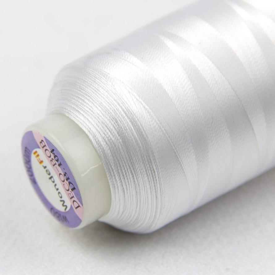 Thread - DecoBob Polyester - 80Wt - DB104 - White