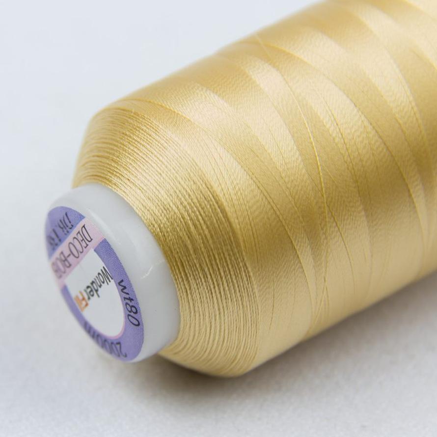 Thread - DecoBob Polyester - 80Wt - DB138 - Soft Gold