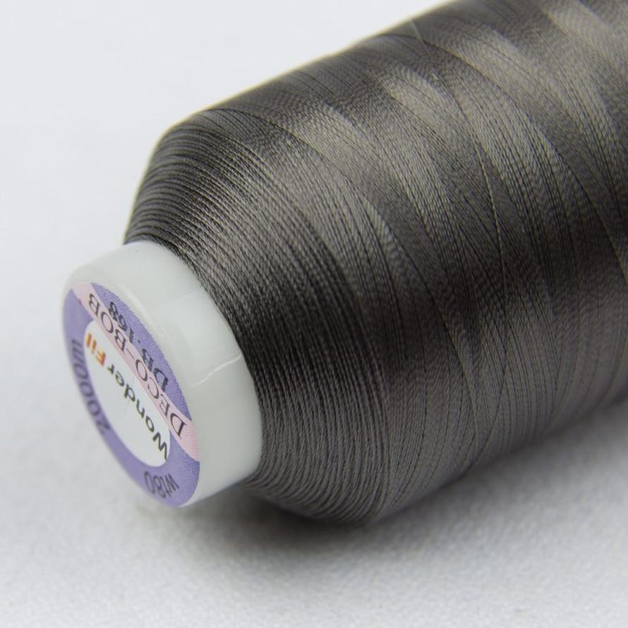 Thread - DecoBob Polyester - 80Wt - DB168 - Charcoal