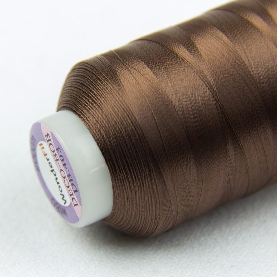 Thread - DecoBob Polyester - 80Wt - DB403 - Brown