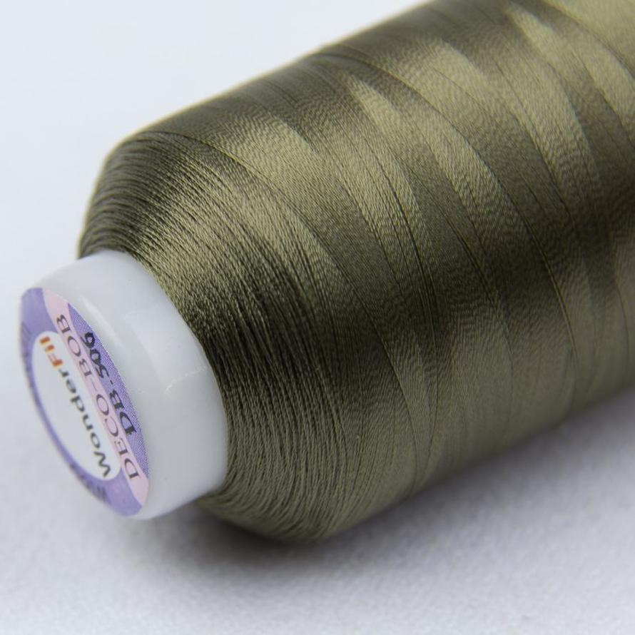Thread - DecoBob Polyester - 80Wt - DB506 - Moss Green