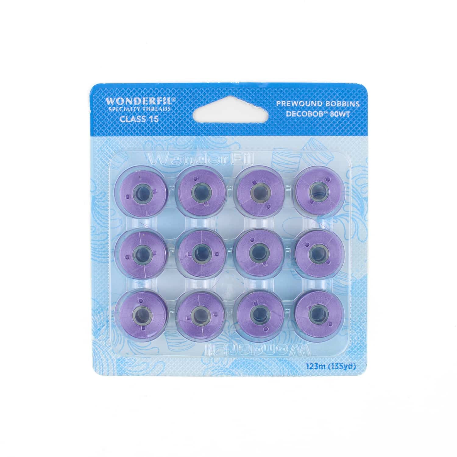 DecoBob prewound bobbins 314 Lilac Class 15