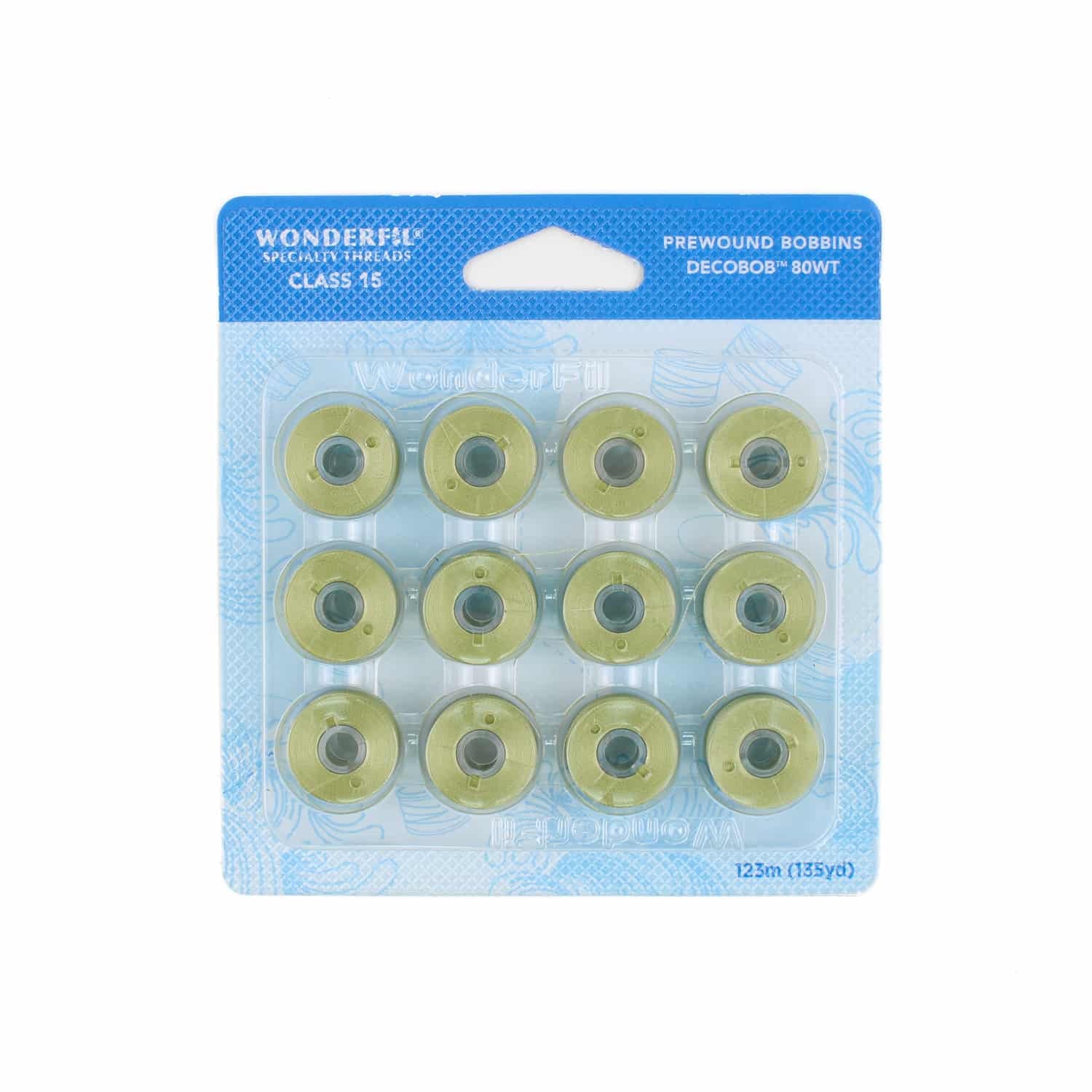 DecoBob prewound bobbins 591 Sage Class 15