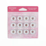 DecoBob prewound bobbins 104 White Size L