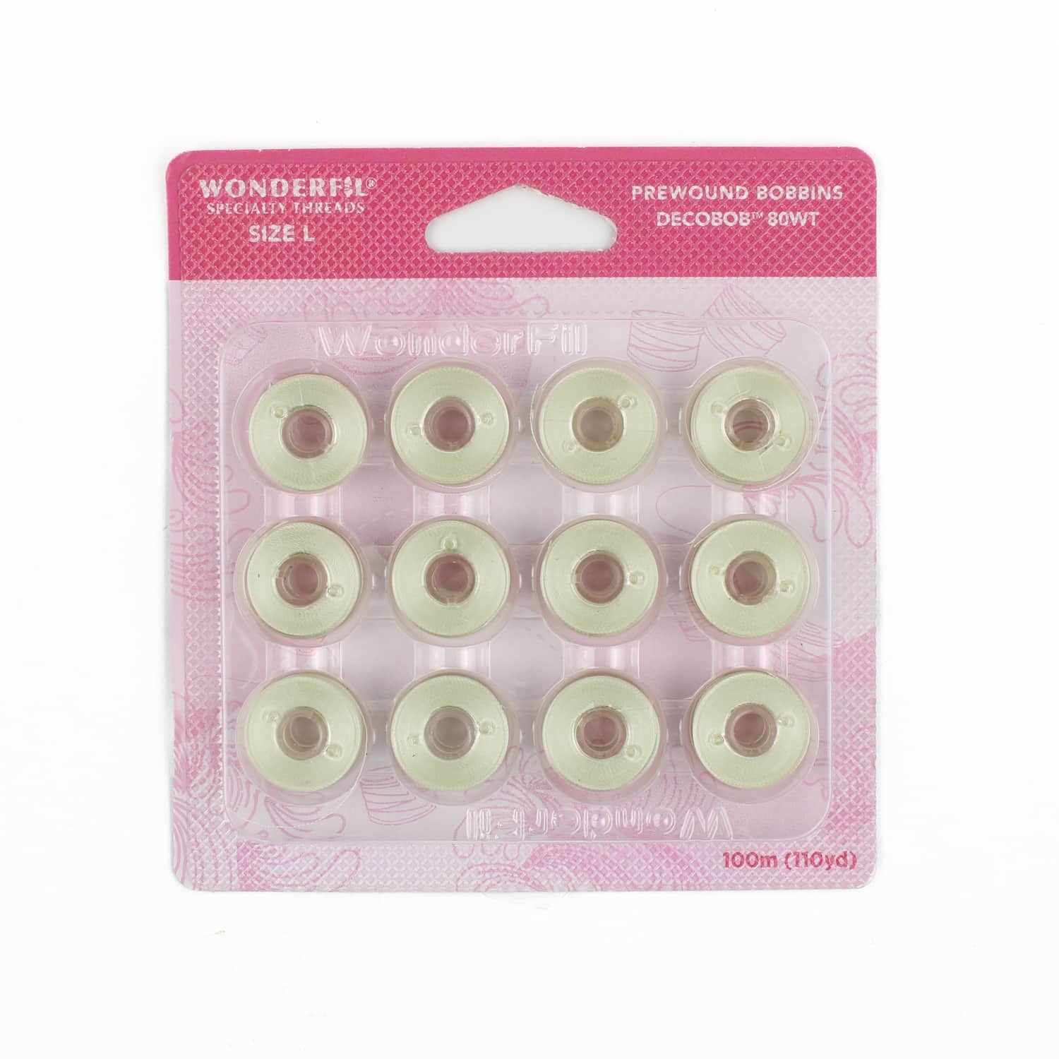 DecoBob prewound bobbins 112 Antique White Size L