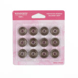 DecoBob prewound bobbins 114 Brown/Grey Size L