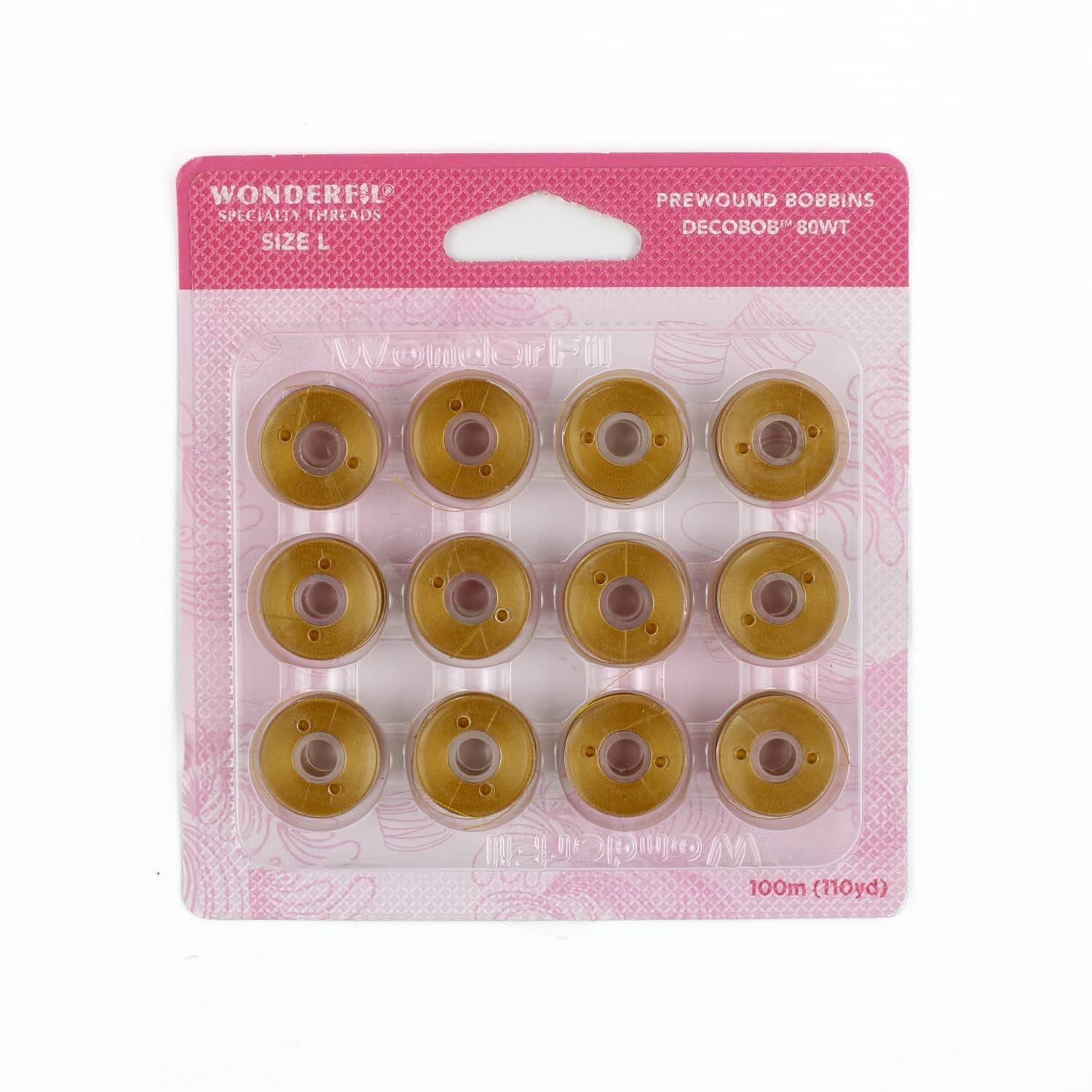 DecoBob prewound bobbins 131 Dark Gold Size L