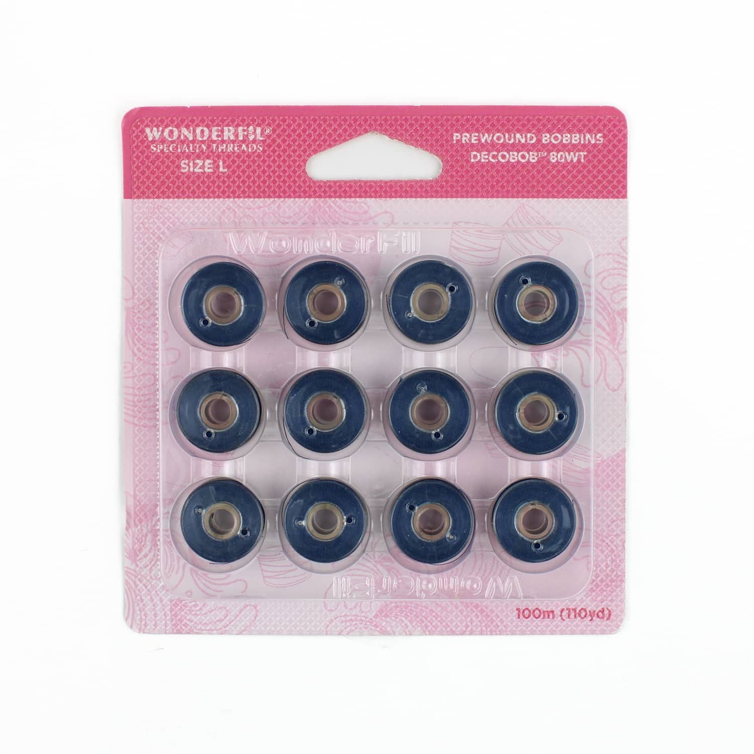 DecoBob prewound bobbins 301 Navy Size L