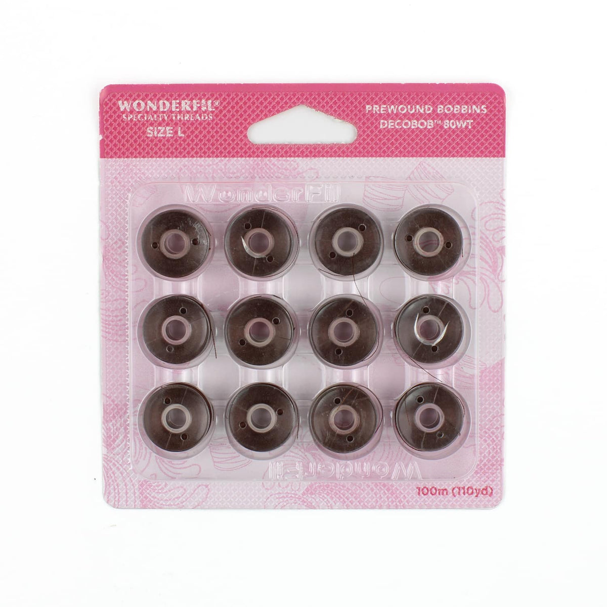 DecoBob prewound bobbins 403 Brown Size L