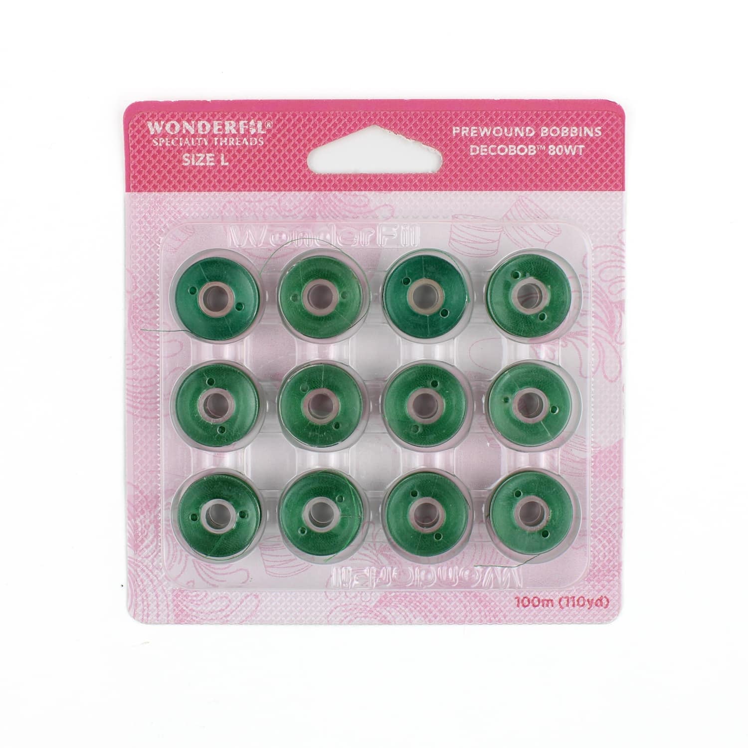 DecoBob prewound bobbins 501 Evergreen Size L