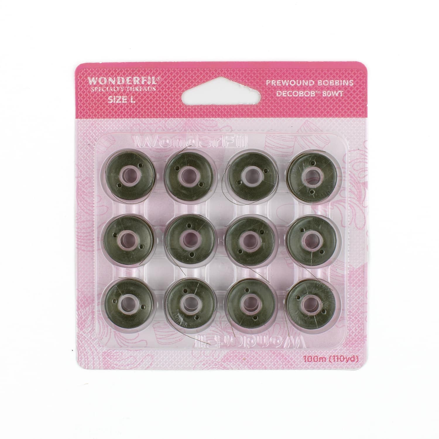 DecoBob prewound bobbins 506 Moss Green Size L