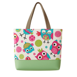 DIY Luxe Tote Bag Kit – Premium Fabric + Easy Instructions Owl Bag Pink