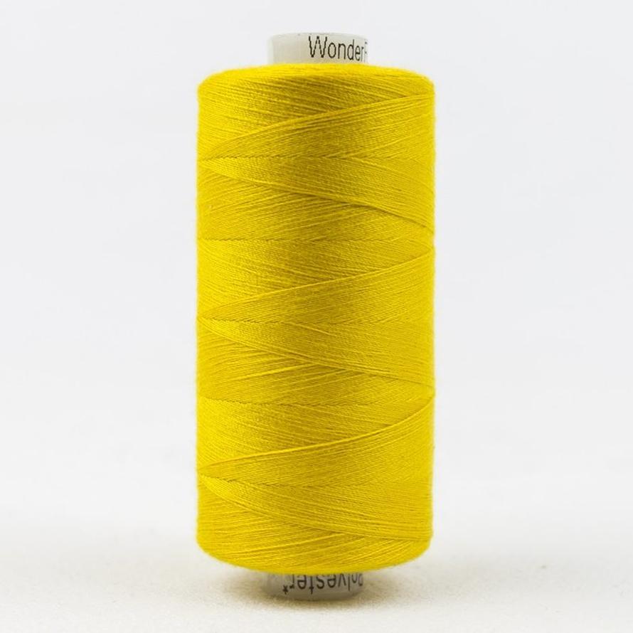 Thread - Designer Polyester - 40Wt - DS162 - School Bus Yellow
