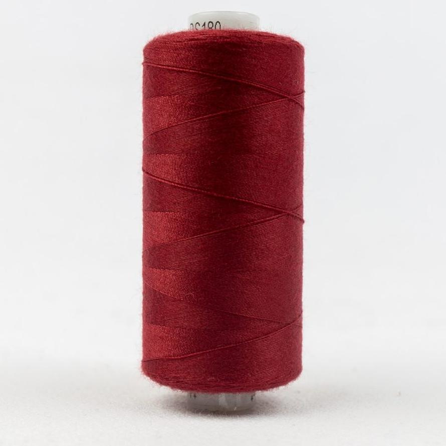 Thread - Designer Polyester - 40Wt - DS180 - Cherry Red