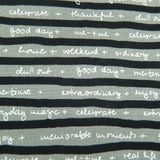 Taupe Black stripe  Quotation M1732 16