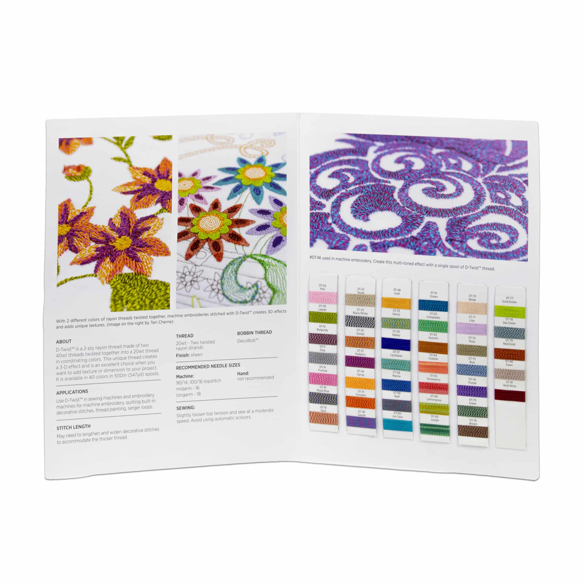 WonderFil Thread Colour Cards