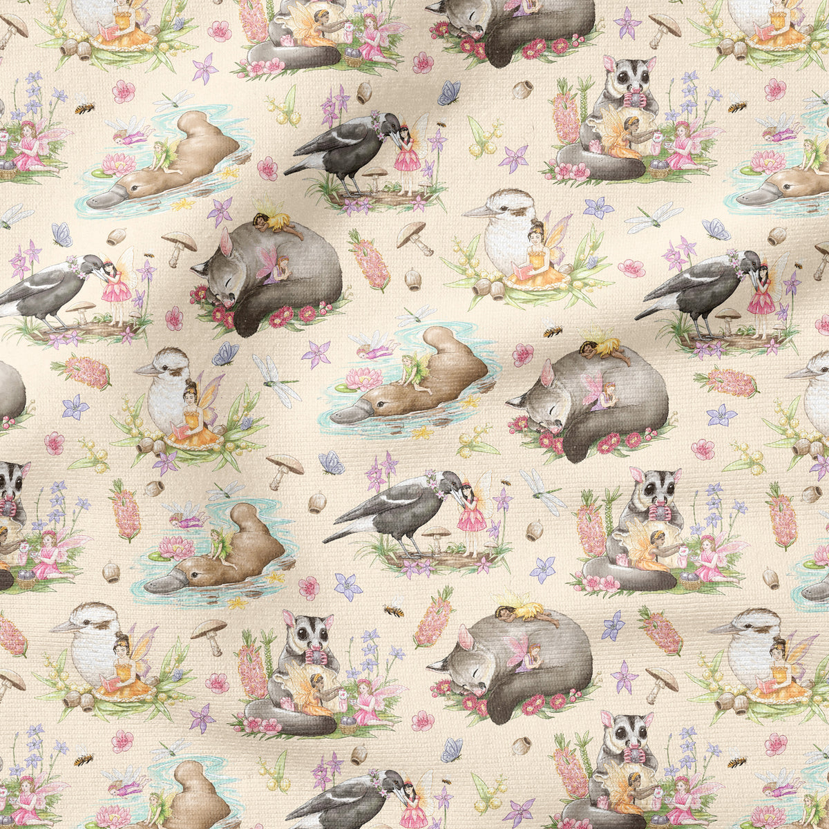 AUSTRALIAN FAIRY FRIENDS - DV5606 - 100% Cotton
