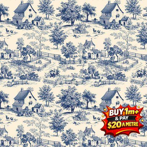 TOILE DE JOUY DV6620 100% COTTON