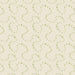 Light cream fabric with green wave pattern