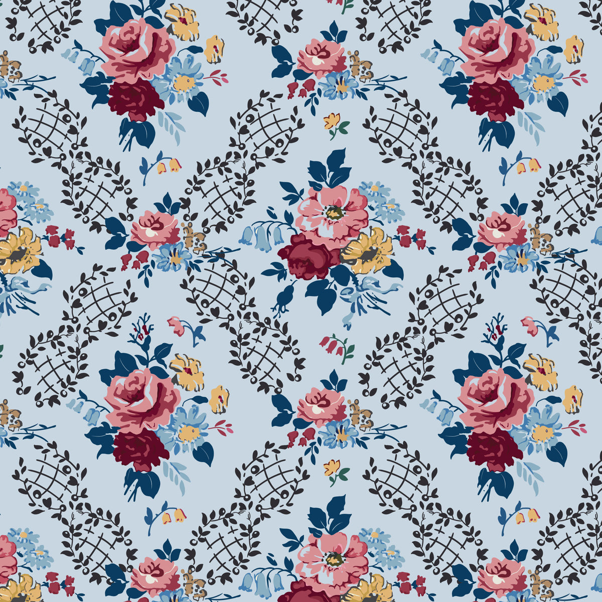 FORGET-ME-NOT ROSE -DV6812 PENELOPE BLUE