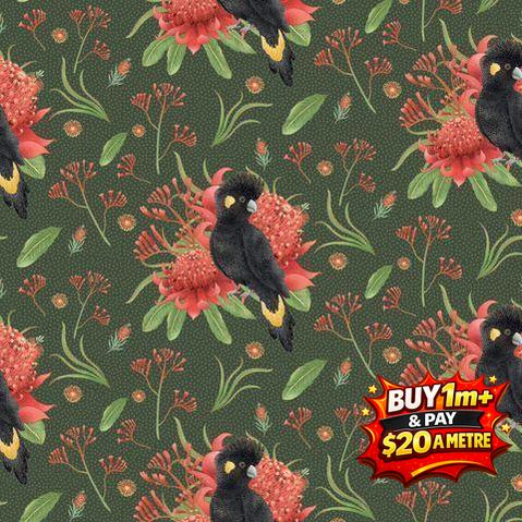 JEN DIGITAL CHRISTMAS DV6957 100% COTTON