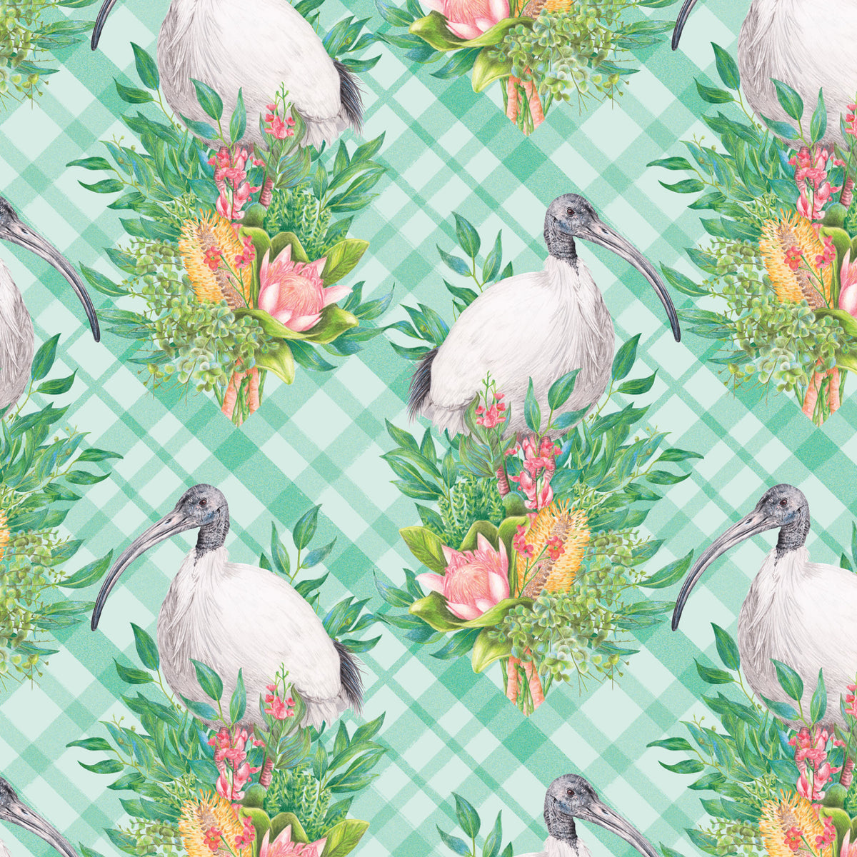 KAYLA REAY - BIRD BOUQUETS - DV7050 - 100% Cotton