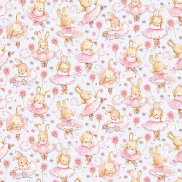 Ballerina Bunny Small Scale DV7248 100% Cotton