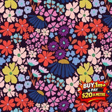 SUMMER ABROAD DRILL PALACE PARK HEDGE DVF1126 100% COTTON DRILL 240GSM 137CM