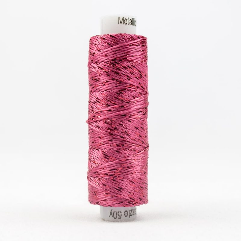 Thread - SSDazzle Rayon Metallic - 8Wt - SSDZ1106 - Raspberry Wine - 46m/50yd