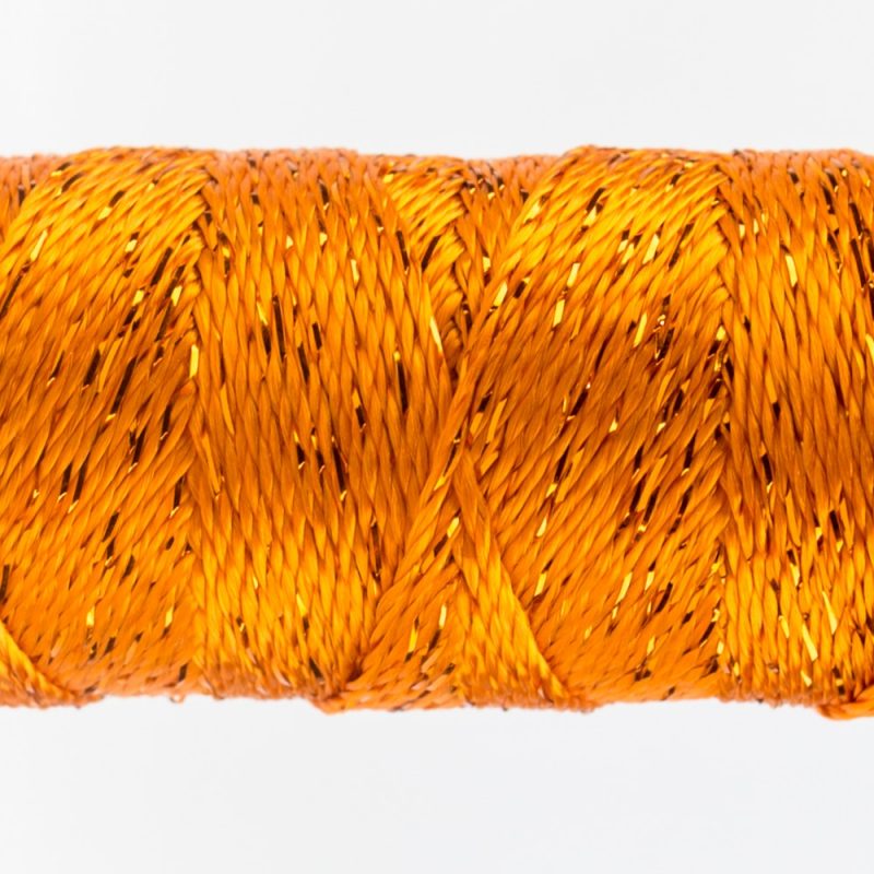 Thread - SSDazzle Rayon Metallic - 8Wt - SSDZS1139 - Golden Poppy - 46m/50yd