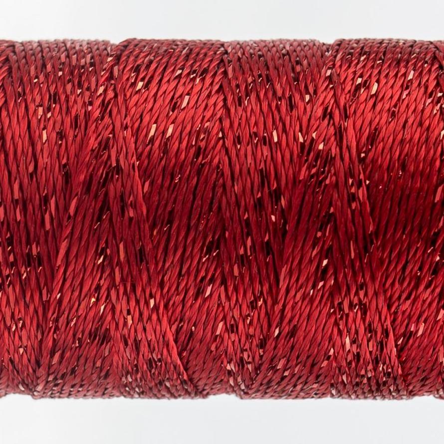 Thread - Dazzle Rayon Metallic - 8Wt - DZ1147 - Christmas Red