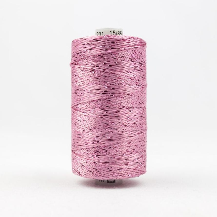 Thread - Dazzle Rayon Metallic - 8Wt - DZ1201 - Baby Pink