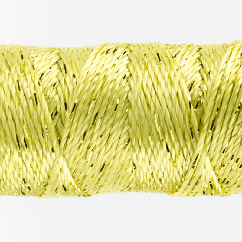 Thread - SSDazzle Rayon Metallic - 8Wt - SSDZS2111 - Limelight - 46m/50yd
