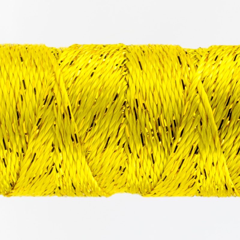 Thread - SSDazzle Rayon Metallic - 8Wt - SSDZS2117 - Dandelion - 46m/50yd