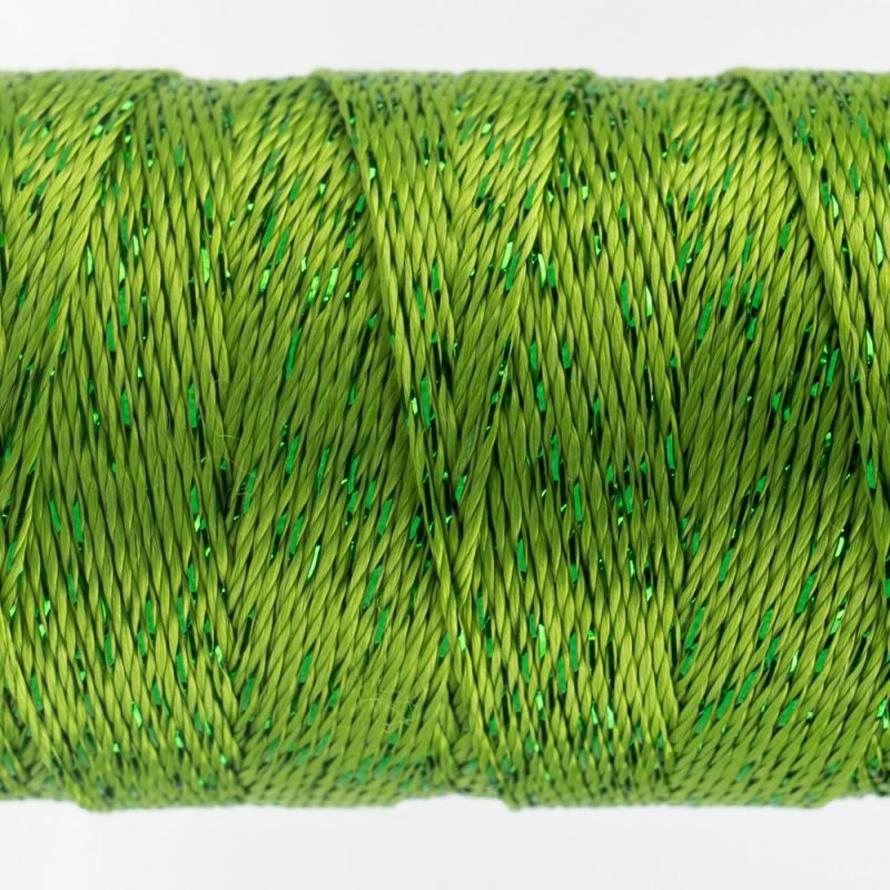 Thread - Dazzle Rayon Metallic - 8Wt - DZ280 - Grass Green