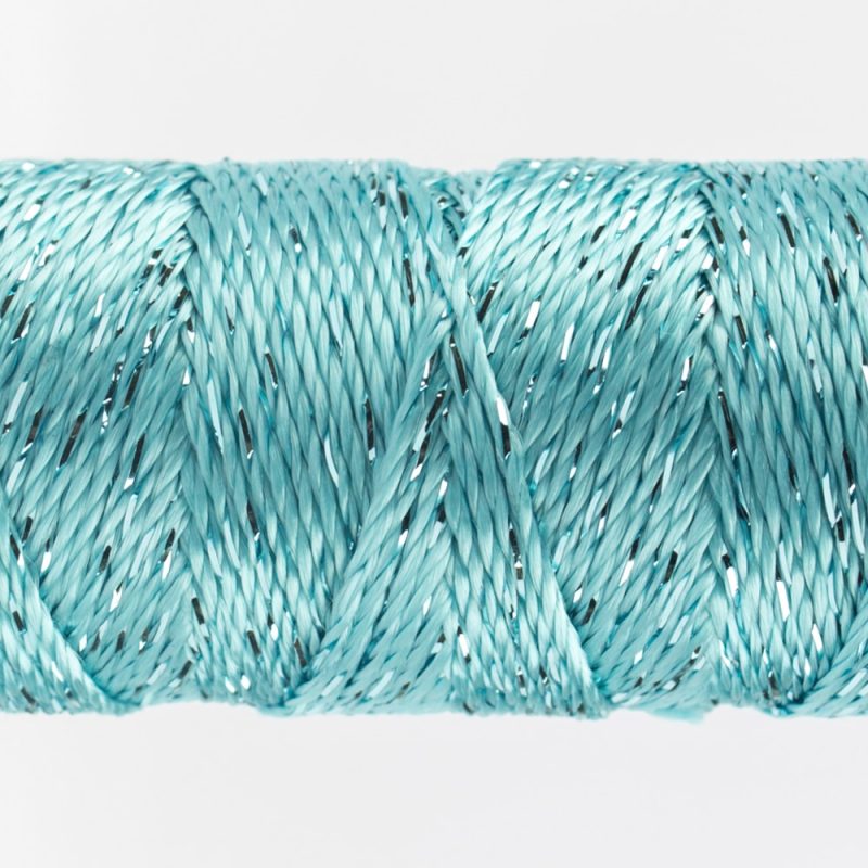 Thread - SSDazzle Rayon Metallic - 8Wt - SSDZS3130 - Aqua Sea - 46m/50yd