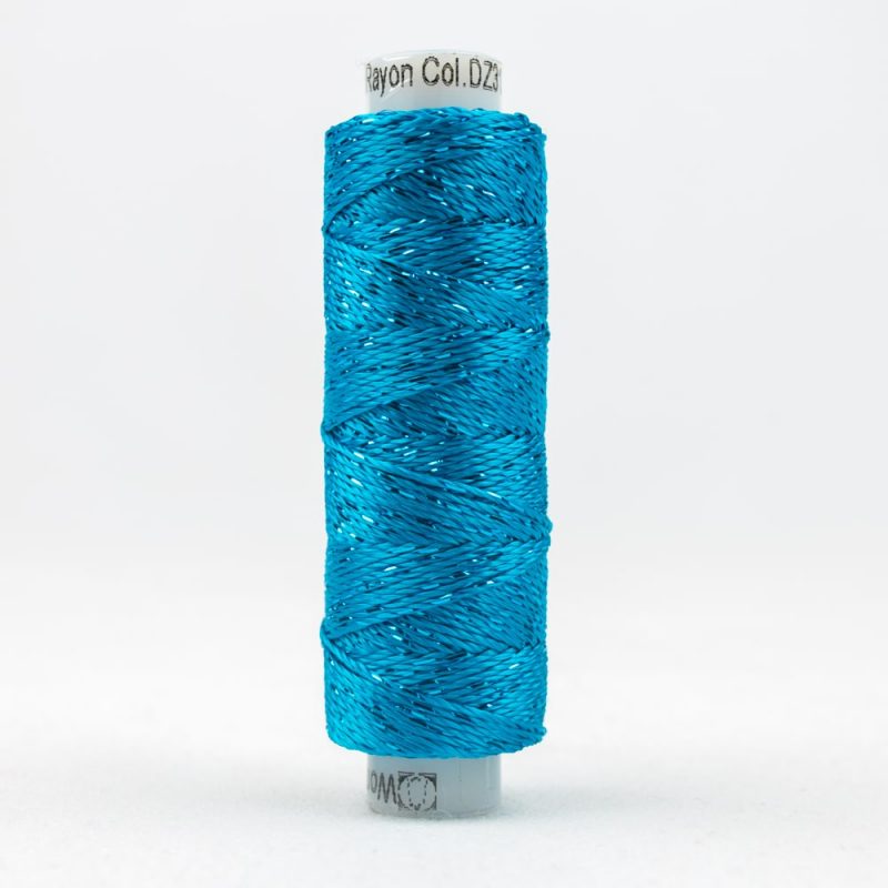 Thread - SSDazzle Rayon Metallic - 8Wt - SSDZS3132 - Blue Danube - 46m/50yd