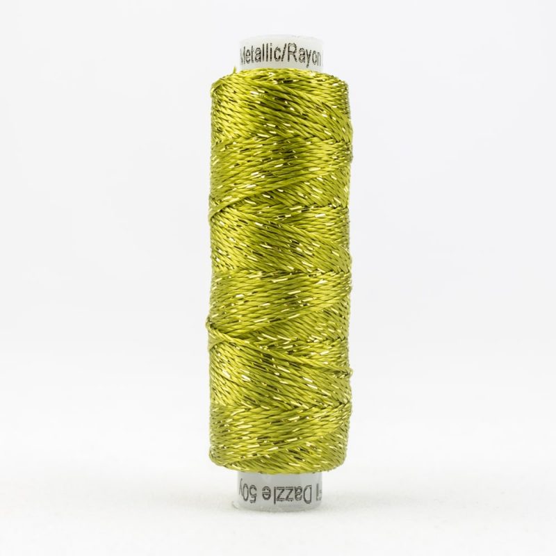 Thread - SSDazzle Rayon Metallic - 8Wt - SSDZS4120 - Golden Oliver - 46m/50yd