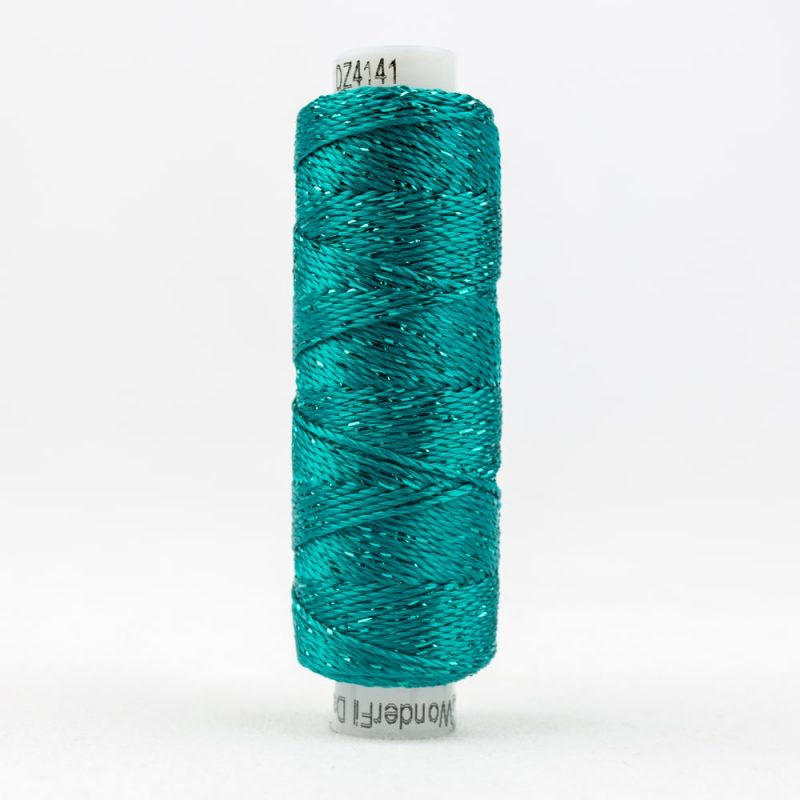 Thread - SSDazzle Rayon Metallic - 8Wt - SSDZS4141 - Deep Peacock Blue - 46m/50yd