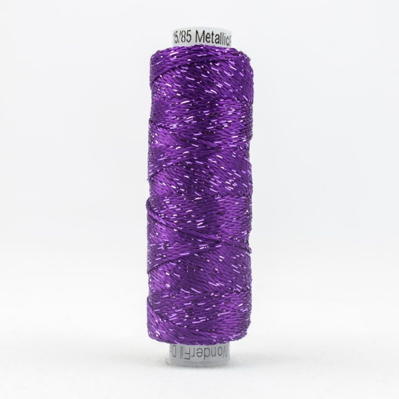 Thread - SSDazzle Rayon Metallic - 8Wt - SSDZS5110 - Sparkling Grape - 46m/50yd