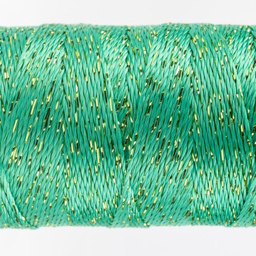 Thread - Dazzle Rayon Metallic - 8Wt - DZ68 - Seafoam Green