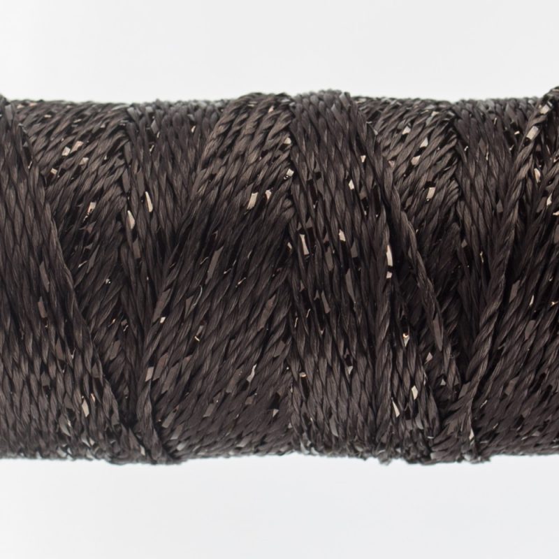 Thread - SSDazzle Rayon Metallic - 8Wt - SSDZS7125 - Licorice - 46m/50yd