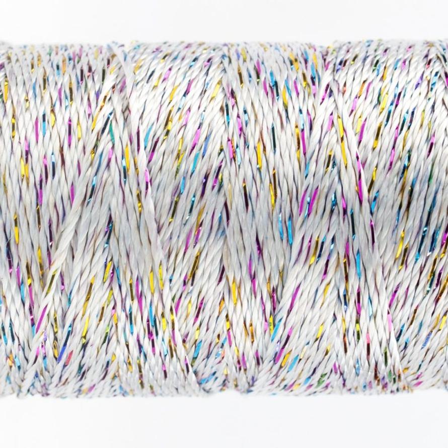 Thread - Dazzle Rayon Metallic - 8Wt - DZ8201 - White