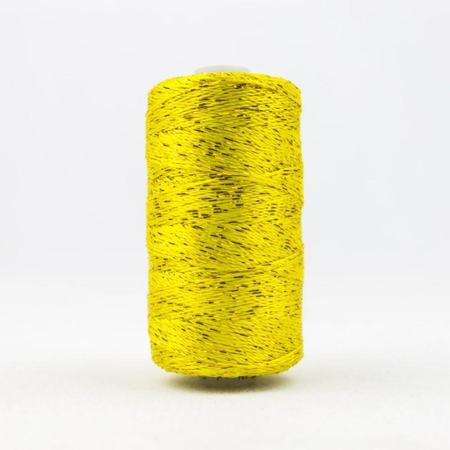 Thread - Dazzle Rayon Metallic - 8Wt - DZ938 - Lemon Yellow