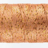 Thread - Dazzle Rayon Metallic - 8Wt - DZ984 - Dark Peach