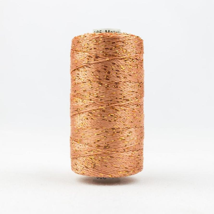 Thread - Dazzle Rayon Metallic - 8Wt - DZ984 - Dark Peach