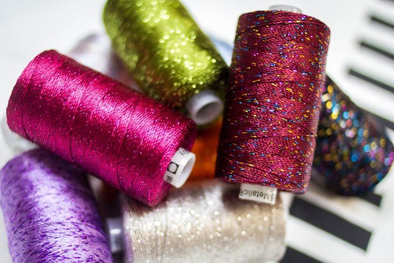 Thread - SSDazzle Rayon Metallic - 8Wt - SSDZS1127 - Apricot Blush - 46m/50yd