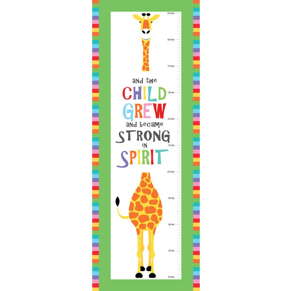 Devonstone Safari Animal Growth Chart Panel