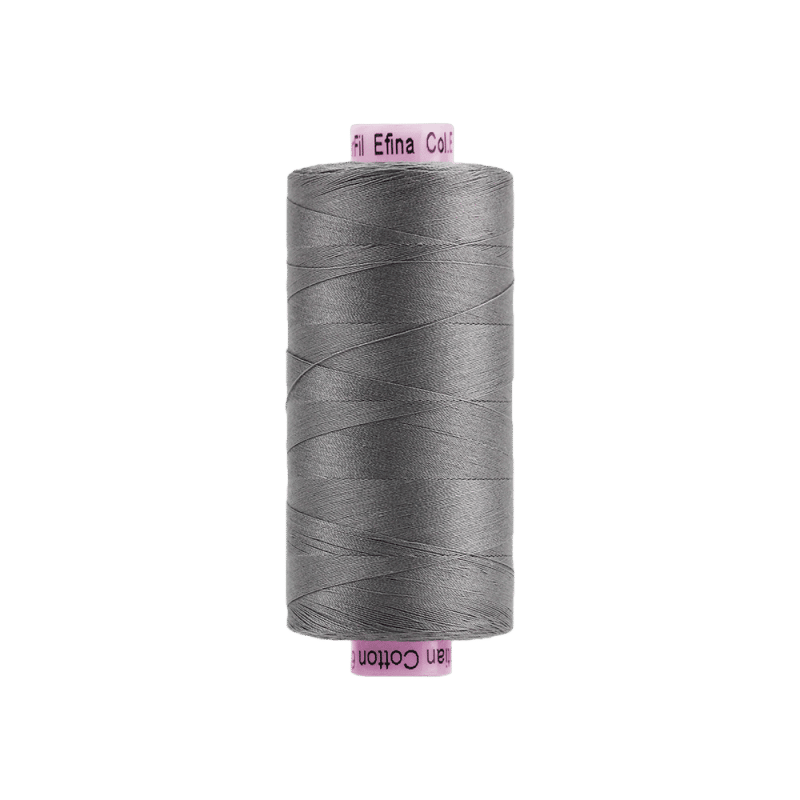 Threads - Egyptian Cotton - Efina 60Wt - EF04 - Grey Flannel (1500yd) - 150m/164yd